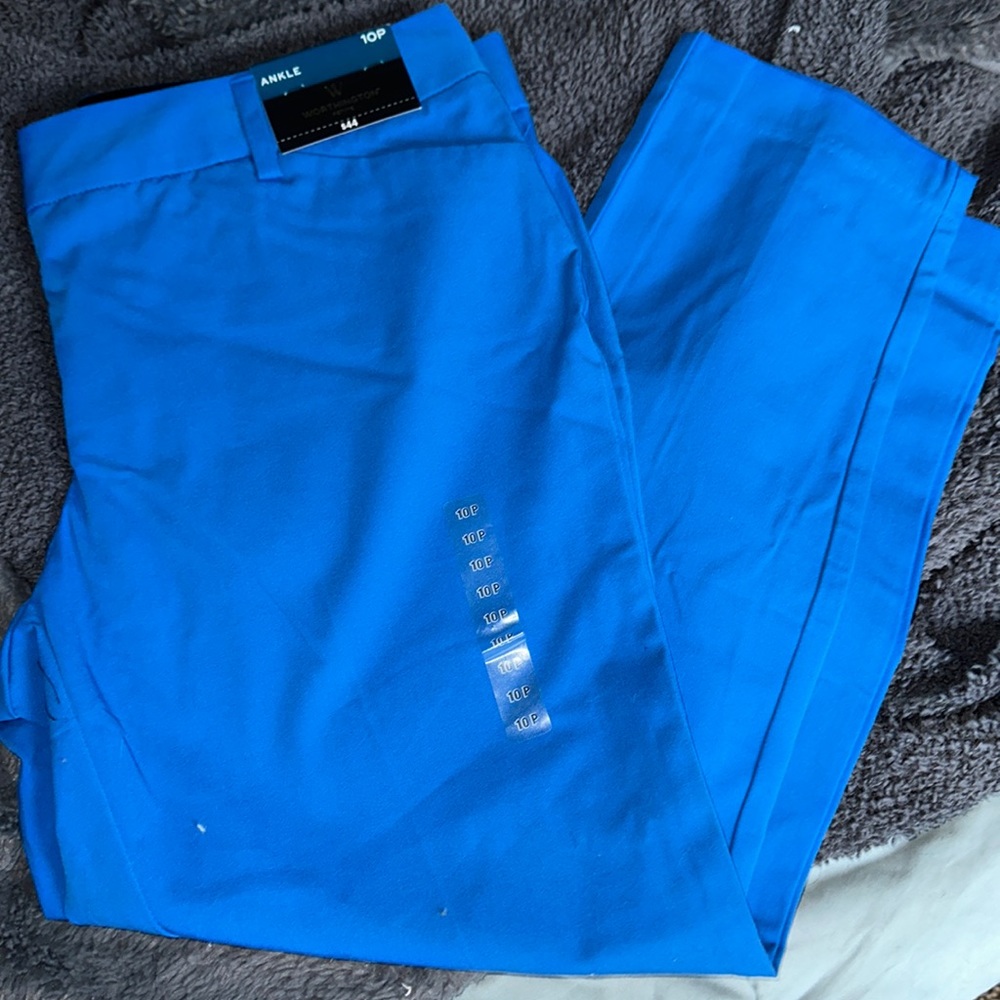 Worthington Blue Ankle Pants